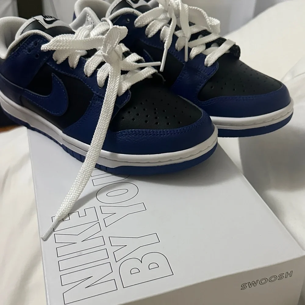 Nike Dunk Black and Blue Sneakers CUSTOMS Dallas mavericks
